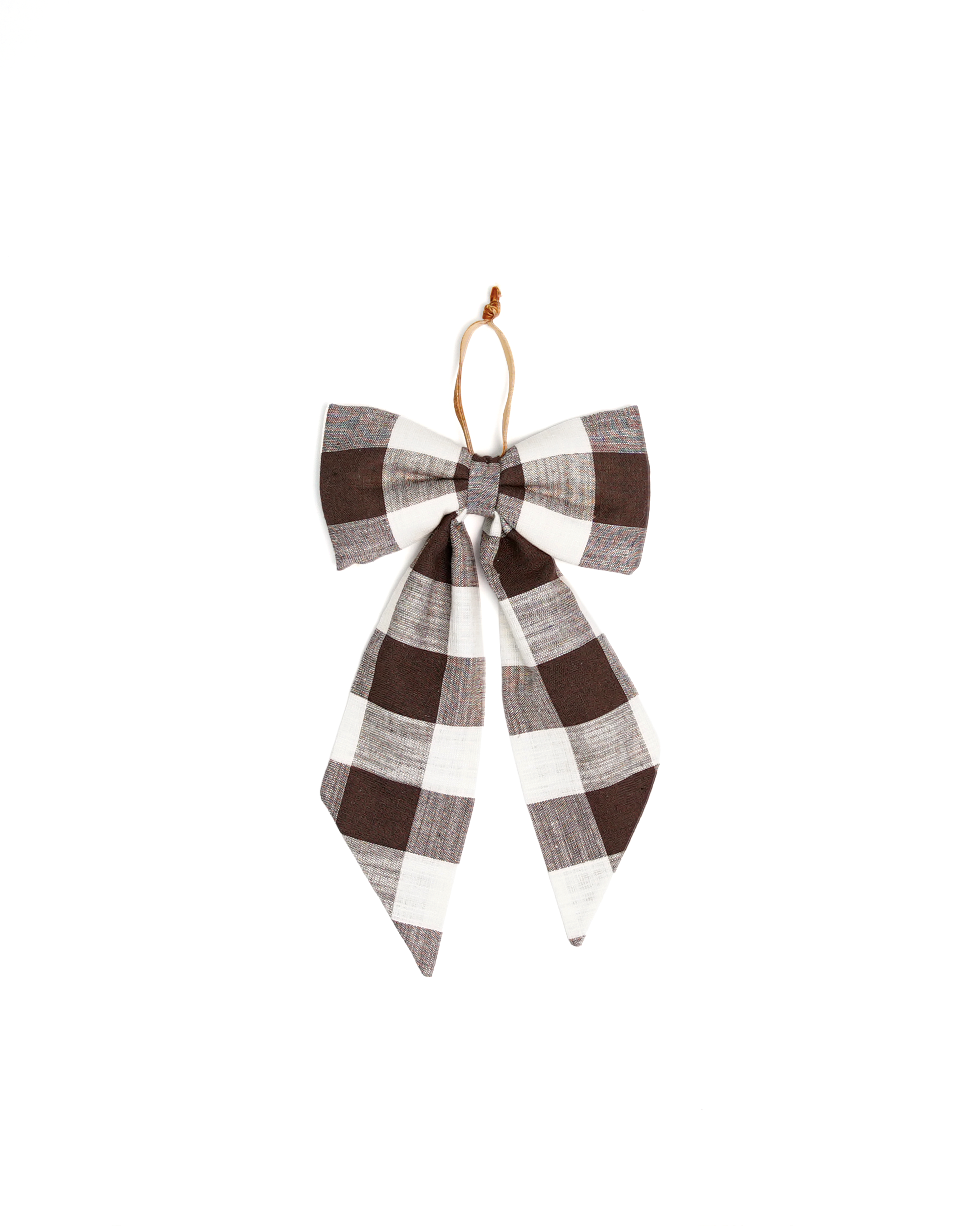 The Midi Bow – Hazelnut Check