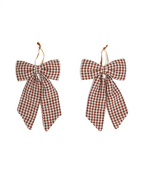 The Midi Bow – Chestnut Gingham