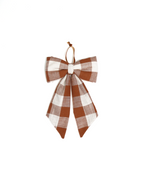 The Midi Bow – Mocha Check