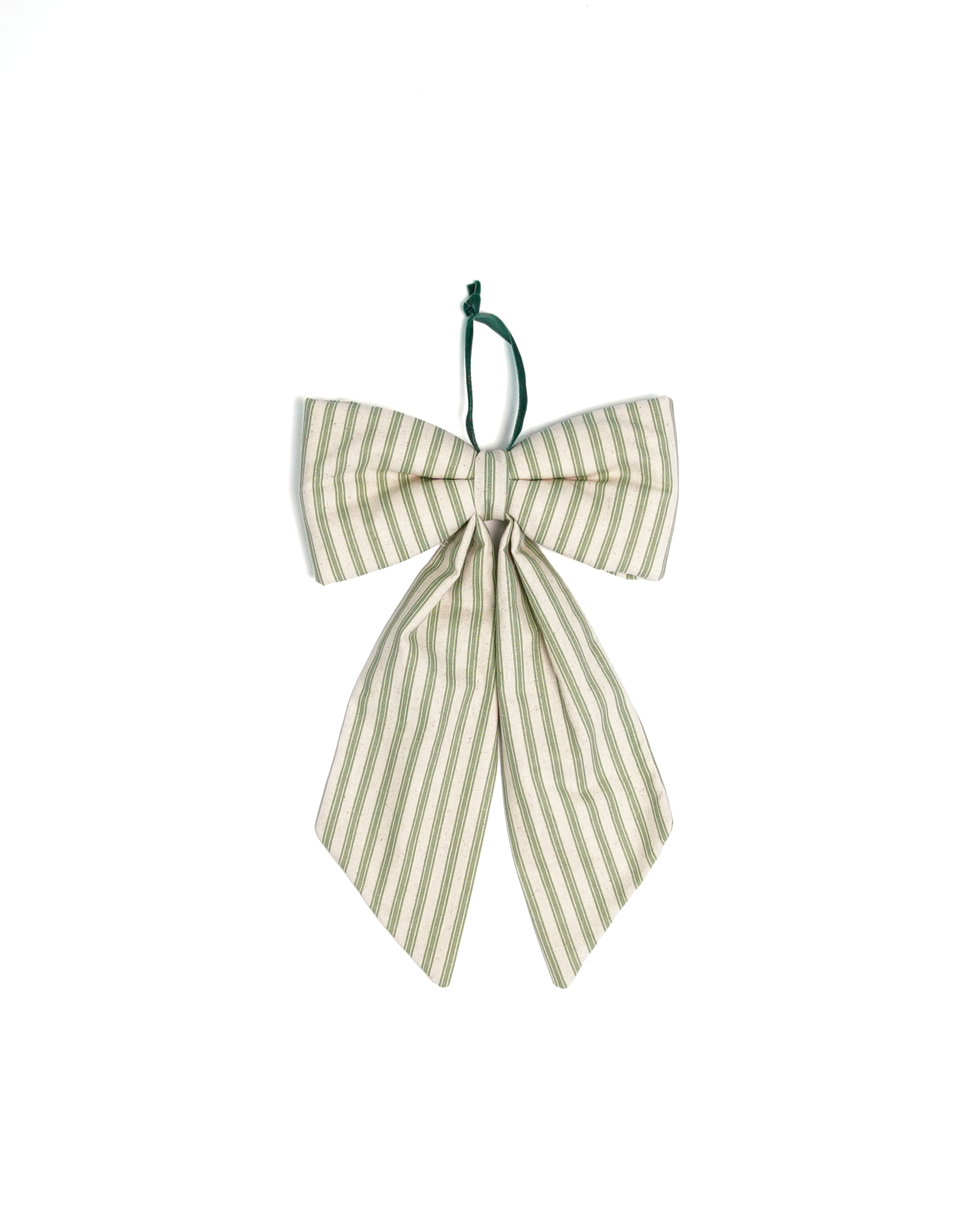 The Midi Bow – Eucalyptus Stripe