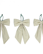 The Midi Bow – Eucalyptus Stripe