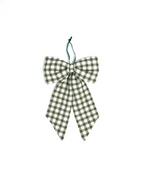 The Midi Bow – Forest Plaid