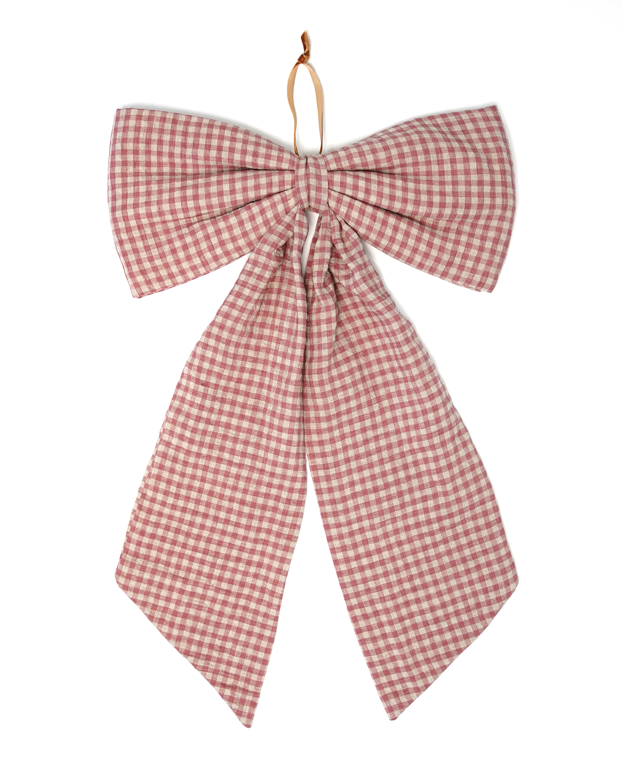 The Big Bow – Rose Gingham