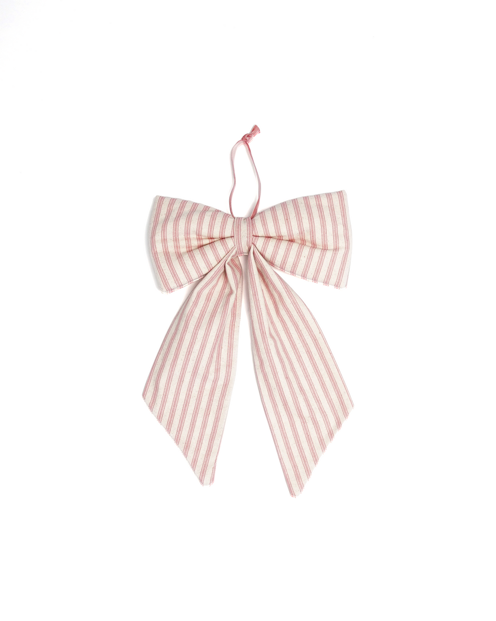 The Midi Bow – Peony Stripe