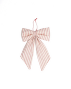 The Midi Bow – Peony Stripe