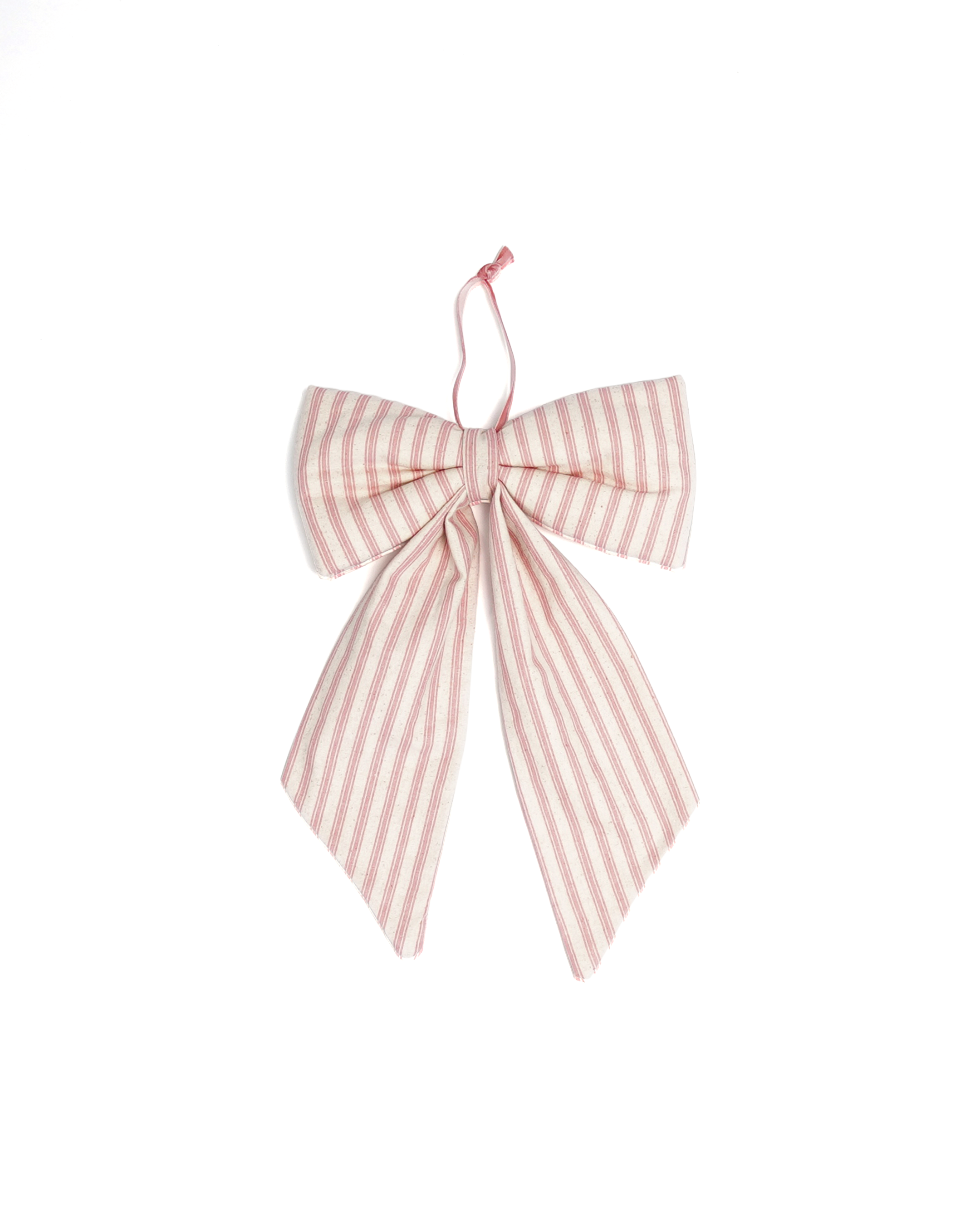 The Midi Bow – Peony Stripe