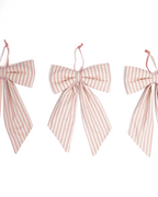 The Midi Bow – Peony Stripe