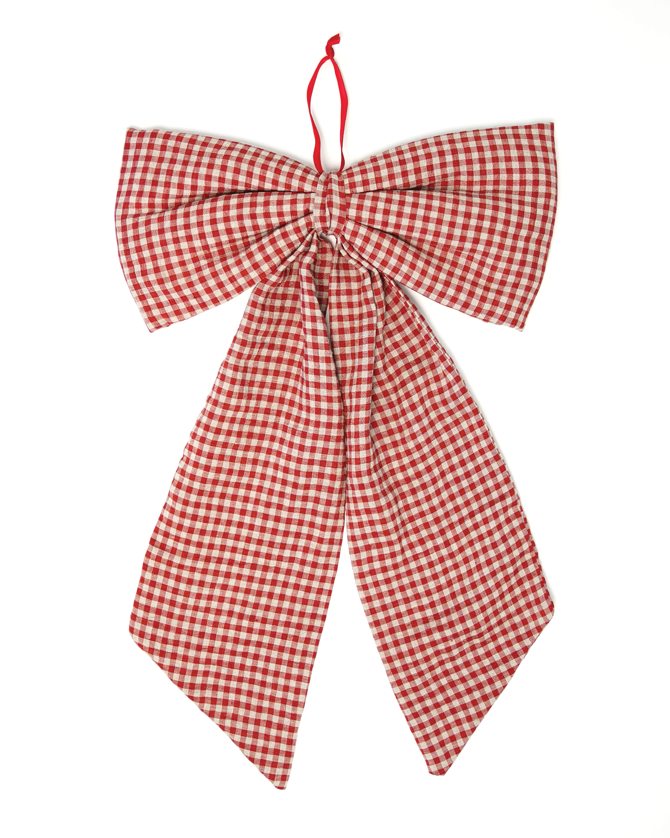The Big Bow – Red Gingham