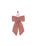 The Midi Bow – Strawberry Gingham