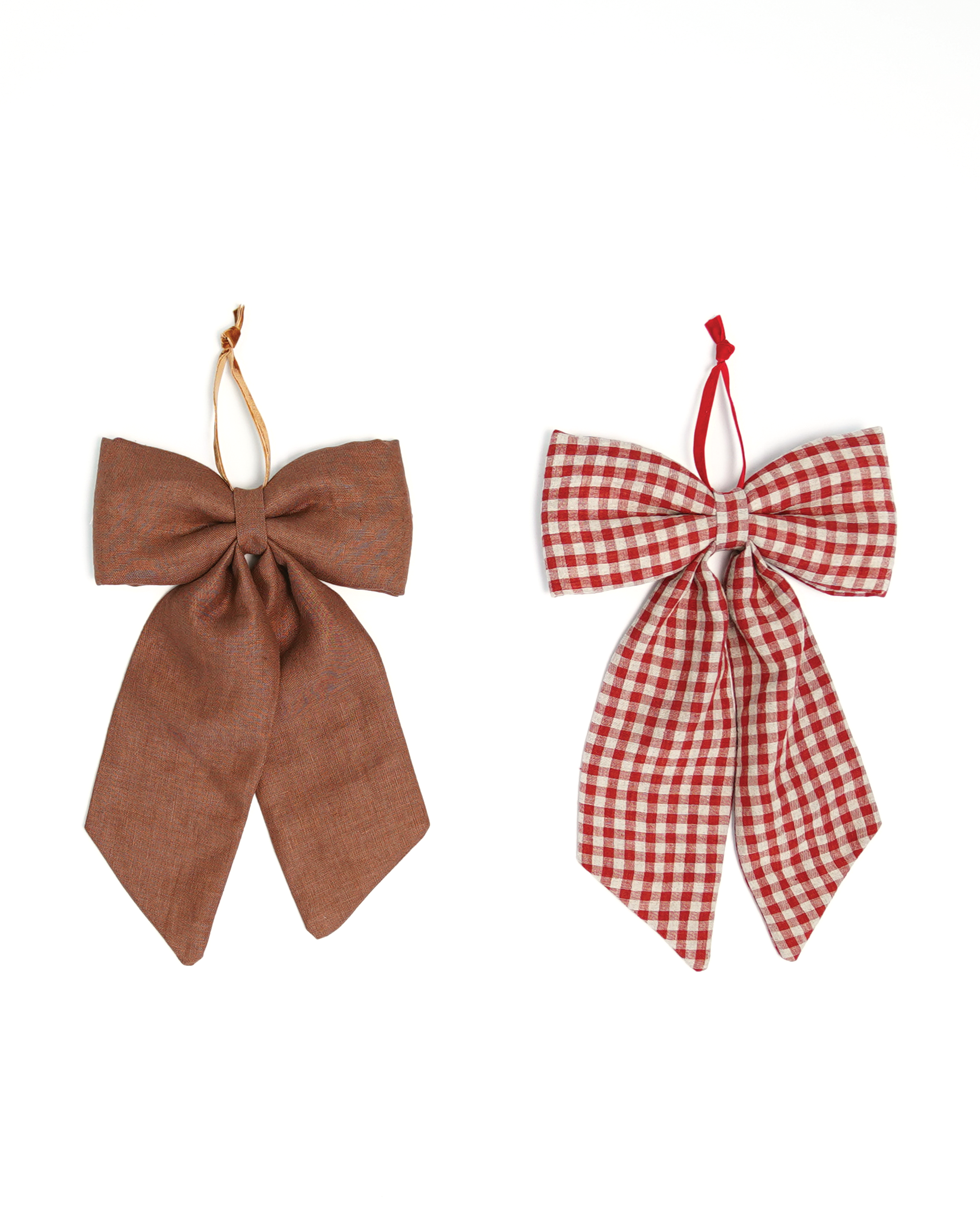 The Midi Bow – Strawberry Gingham