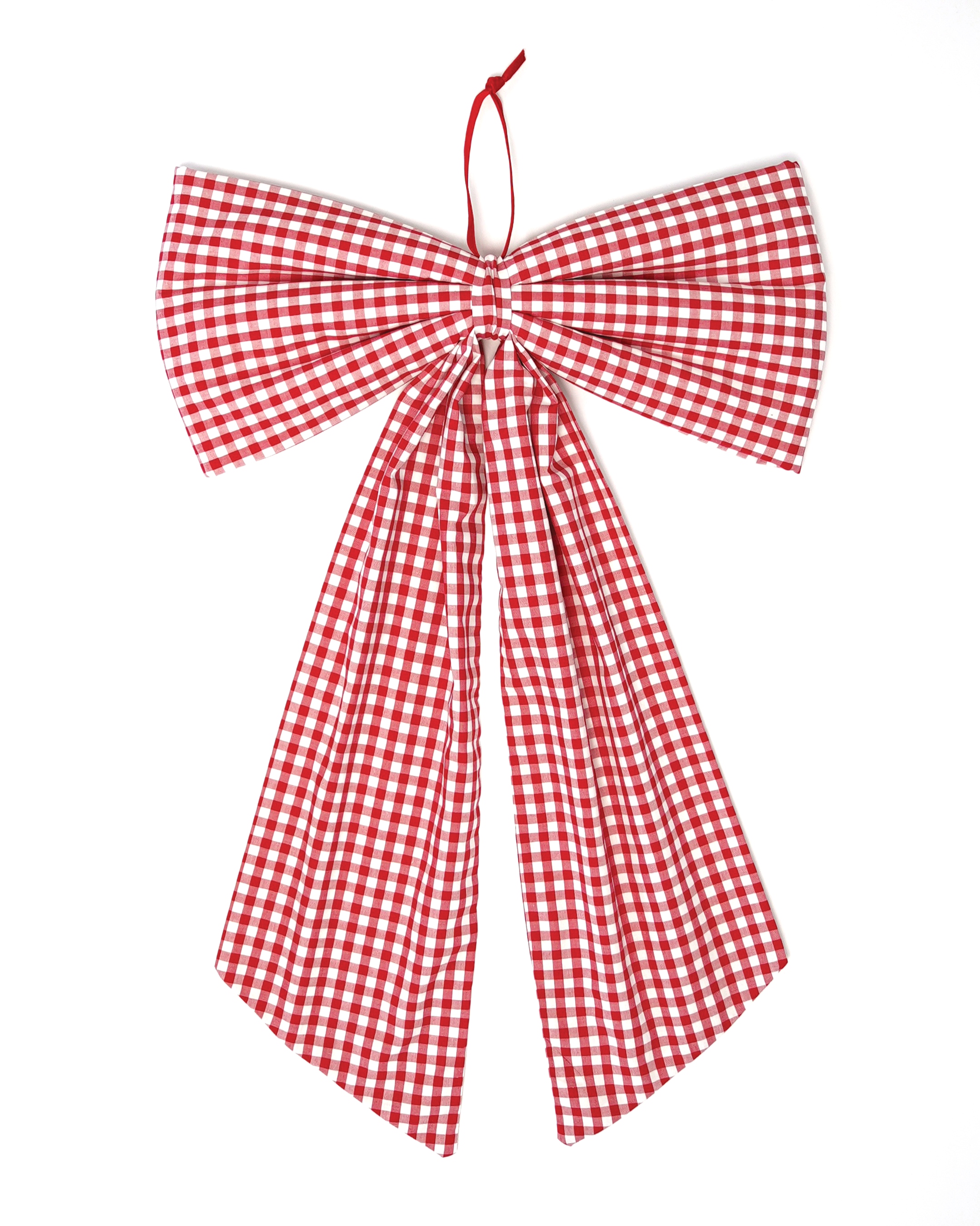 The Big Bow – Cherry Gingham