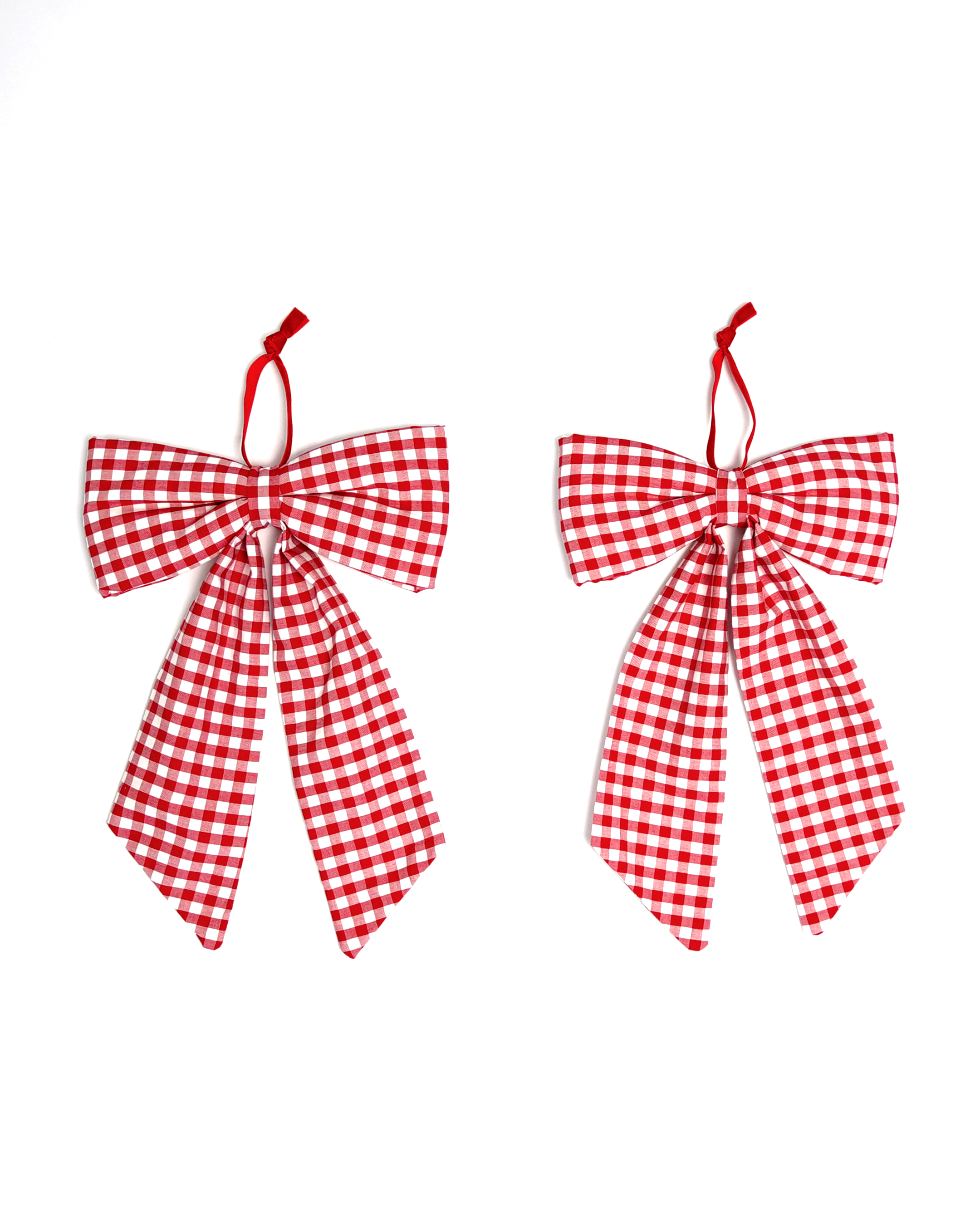 The Midi Bow – Cherry Gingham
