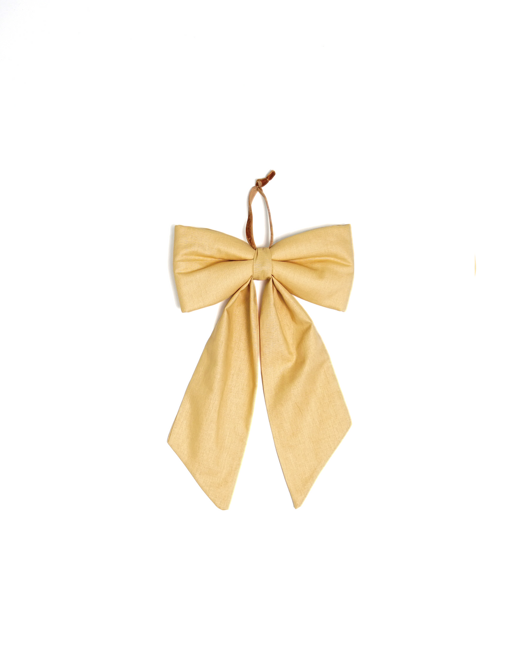 The Midi Bow – Marigold Yellow